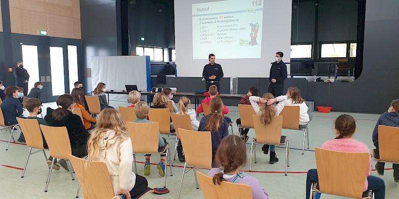 Brandschutzerziehung für Grundschulkinder an der Astrid-Lindgren-Schule
